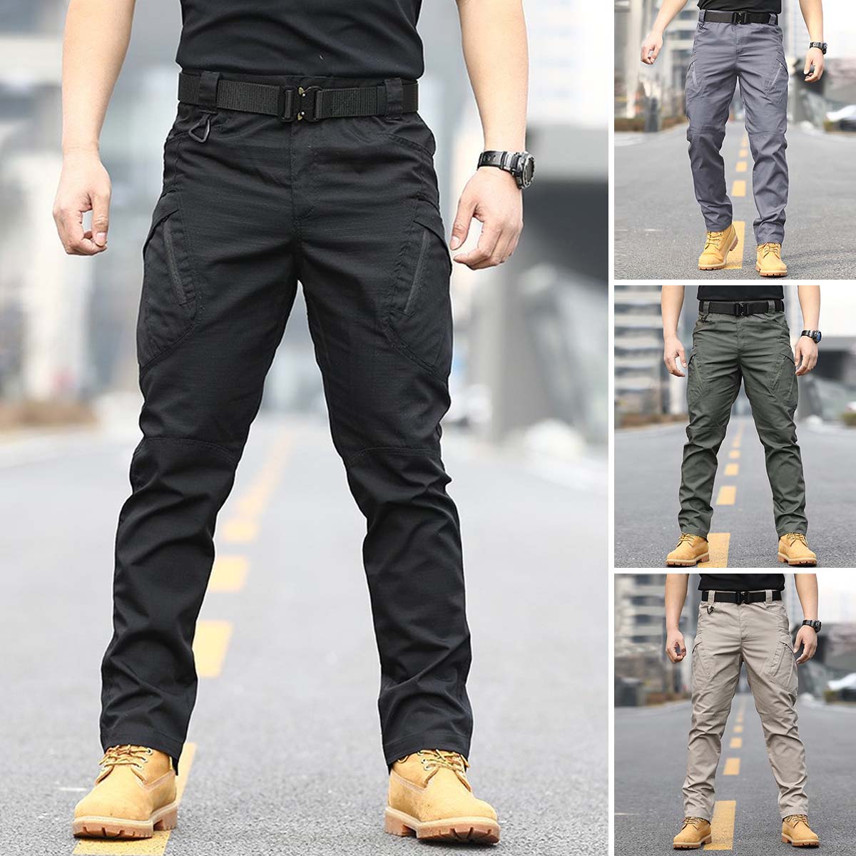 🔥Най-добър продавач🔥Мъжки премиум камуфлажни тактически бойни панталони [S-5XL] с джобове, водоустойчиви и издръжливи