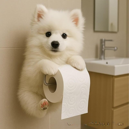 🐕Roztomilý držiak na toaletný papier so vzorom šteniatka