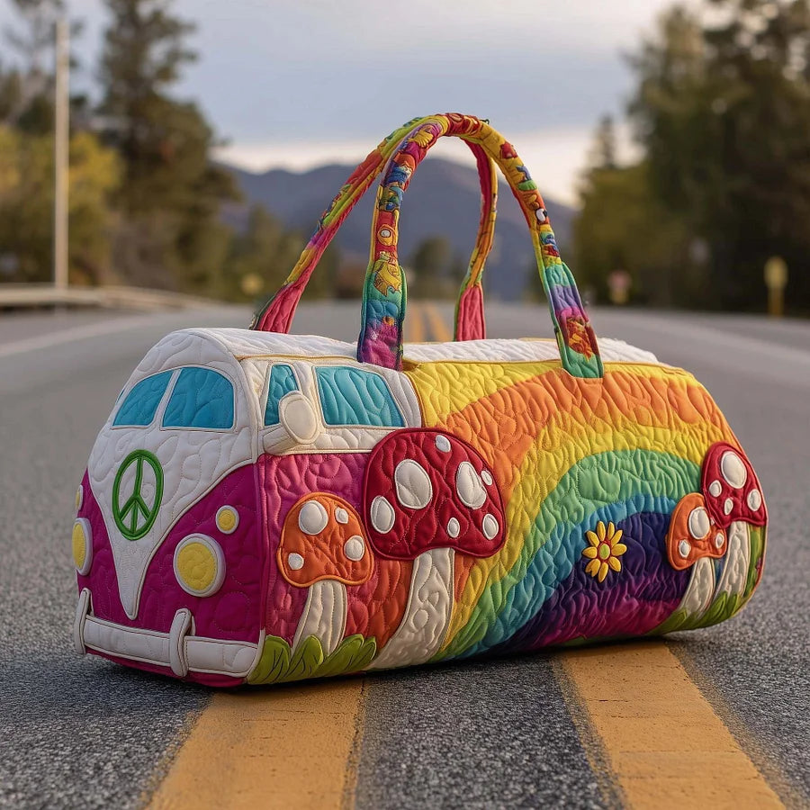 👜Bolsa de viaje acolchada Hippie Van