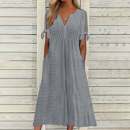 【🏆Hot Product】👗2025 Jednoduché a krásne jednofarebné šaty