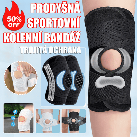 🦵【Kúp 1 a získaj 1 zadarmo】Dvojité pružinové chrániče kolien, vhodné na beh, cyklistiku, hranie lopty a iné športy