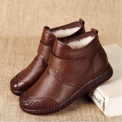 2025 κοντές μπότες από μαλακό μαλλί, αντιολισθητικές