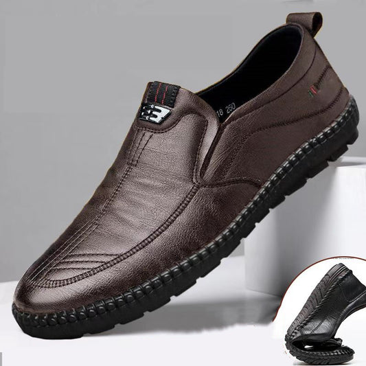 👞🔥Nová britská obuv na voľný čas s mäkkou podrážkou✅Ručne vyrobená z vybranej kože✅Oteruvzdorná a priedušná