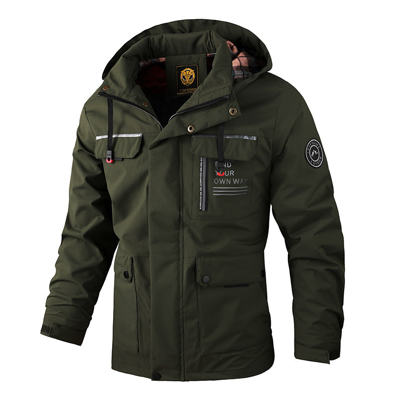 🔥 【M~4XL】 2025 Ново ветроустойчиво водоустойчиво външно алпинистко яке за мъже