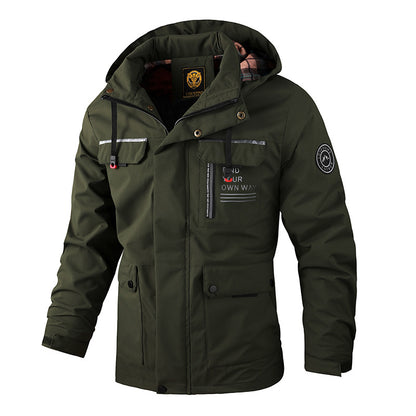 🔥 【M~4XL】 2025 Ново ветроустойчиво водоустойчиво външно алпинистко яке за мъже