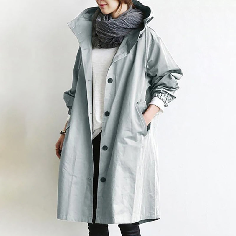 🧥 【S-5XL】 2024 nová jesenná dlhá vetrovka plus veľkosti módne a elegantné