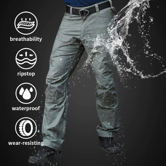 👍👍Časovo obmedzená zľava [S-5XL]👖 Vylepšená verzia taktických nepremokavých vojenských nohavíc, odolných voči opotrebovaniu a vode