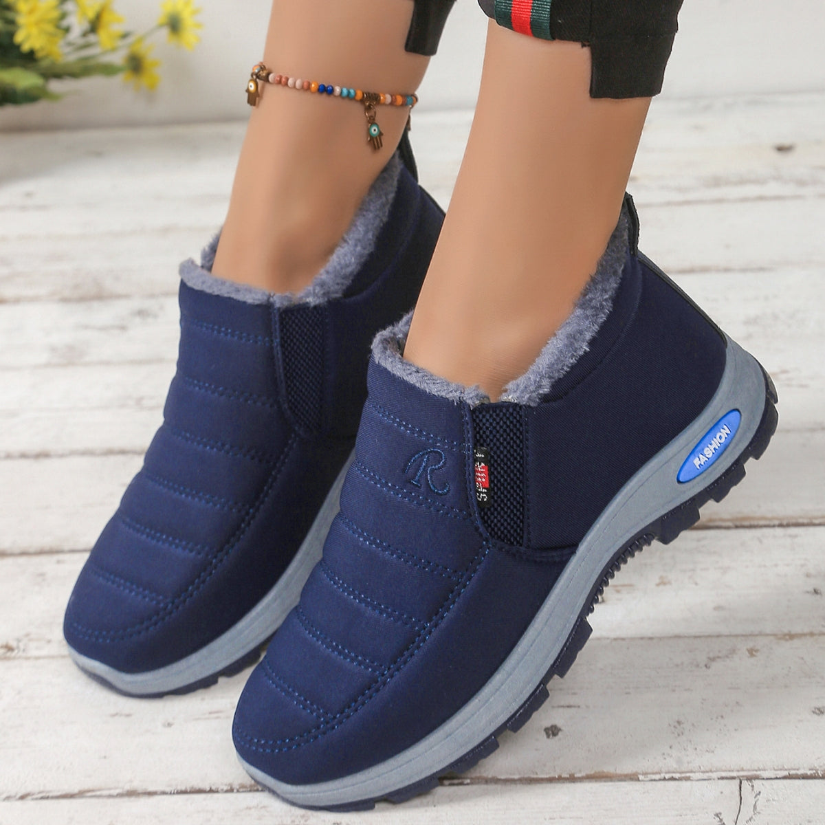 🔥【Špeciálna 50% zľava】【35-48】Unisex zimné čižmy s plyšovou podšívkou - teplé, pohodlné a protišmykové do chladného počasia.