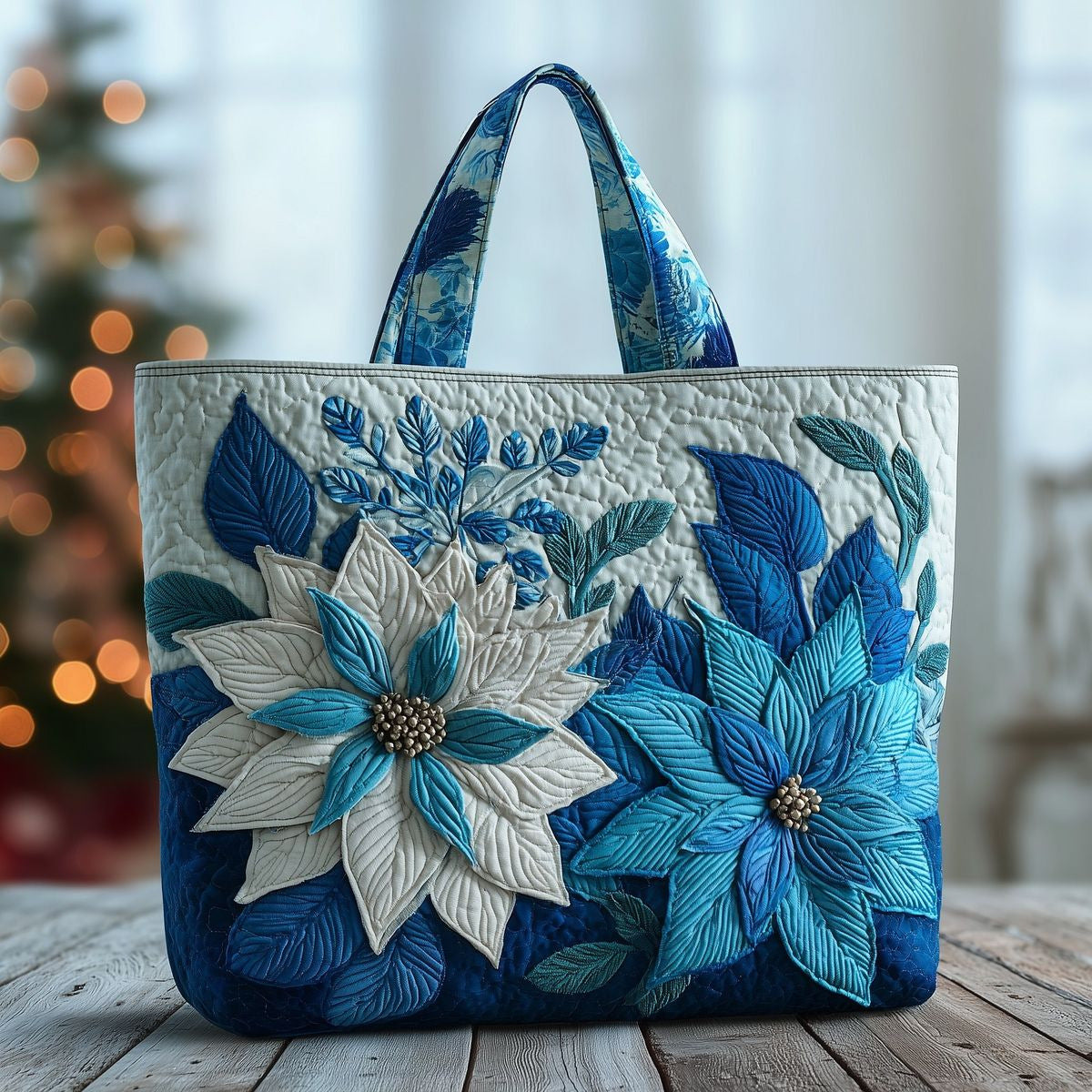 🔥👜Bolsa de mano con diseño floral personalizado (Disponible en 3 tamaños)