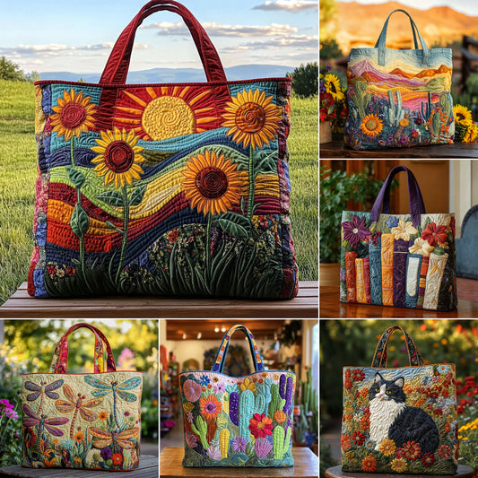 🔥👜Bolsa de mano con diseño floral personalizado (Disponible en 3 tamaños)