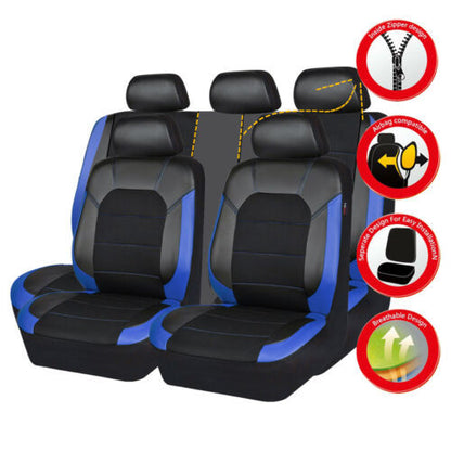 🚗🚗Univerzální sada měkkých kožených autopotahů