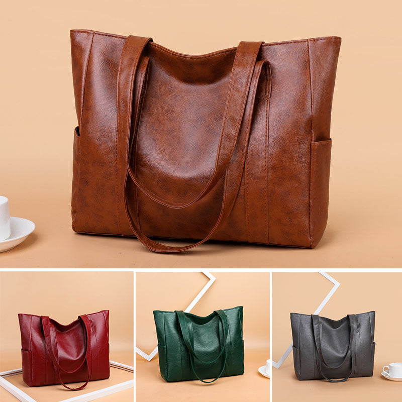 👜 Νέα γυναικεία τσάντα ώμου από μαλακό δέρμα ✅