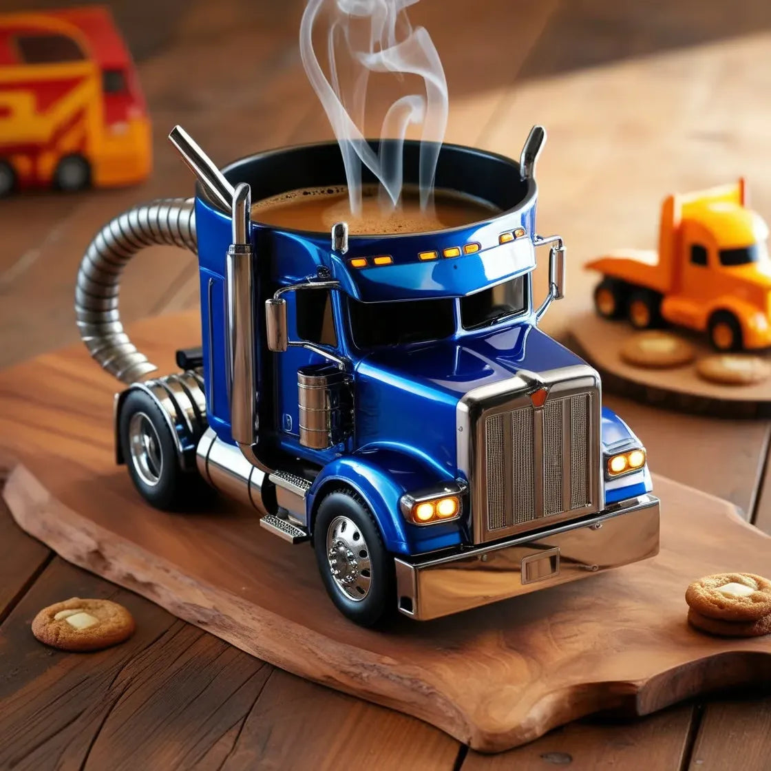 🚛【Časovo obmedzená zľava 50%】Ručne vyrobený hrnček na kávu s motívom nákladného auta