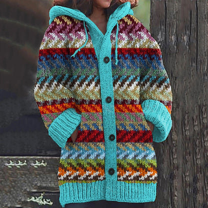 🥰2024 zimný nový pohodlný retro sveter cardigan