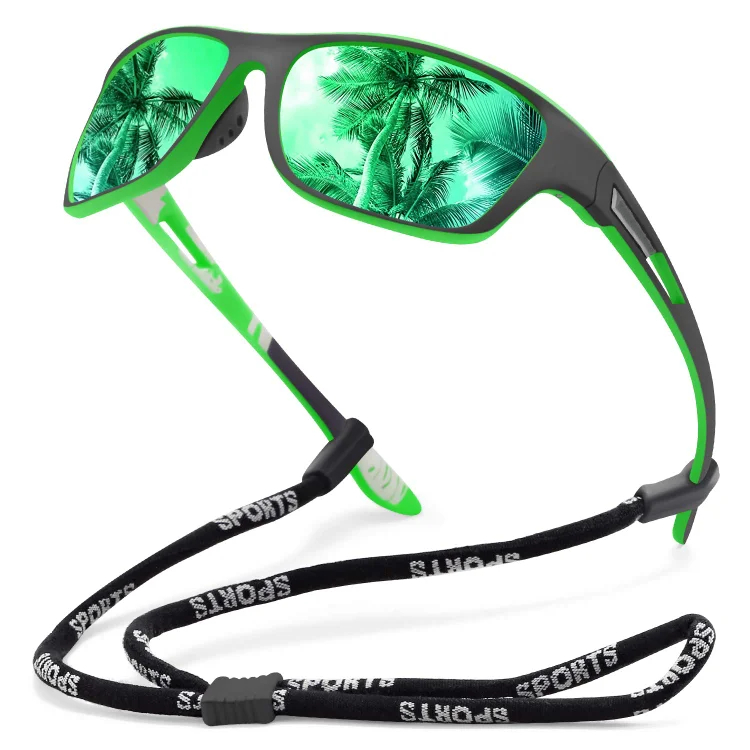🚵‍♂️😎 ⚡ Męskie sportowe okulary przeciwsłoneczne, polaryzacyjne, z prawdziwą lustrzaną soczewką, nowoczesne i odporne na kurz, idealne do jazdy na rowerze na świeżym powietrzu-4064882