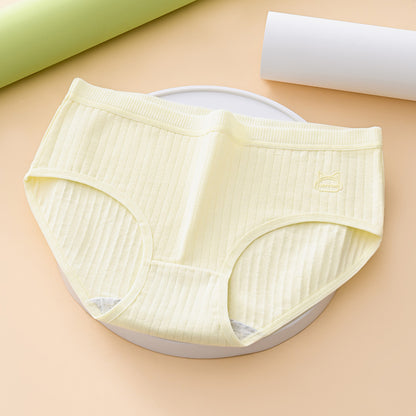 (7 ks) - Dámska jednoduchá prémiová antibakteriálna spodná bielizeň s vysokým pásom, veľká veľkosť