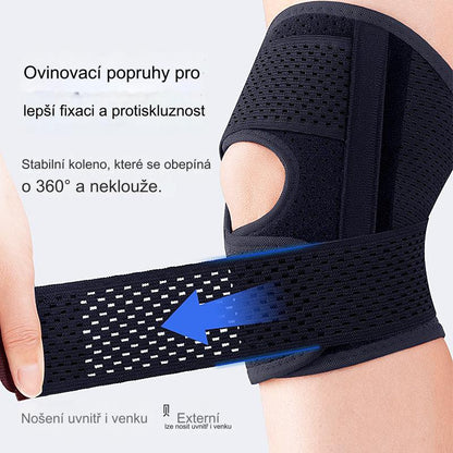 [Kúpte jeden a jeden dostanete zadarmo] Pár dvojitých pružinových chráničov kolien, vhodných na beh, cyklistiku, hranie lopty a iné športy