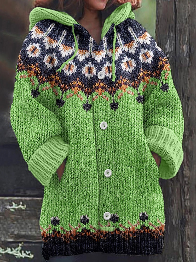 🥰2024 zimný nový pohodlný retro sveter cardigan